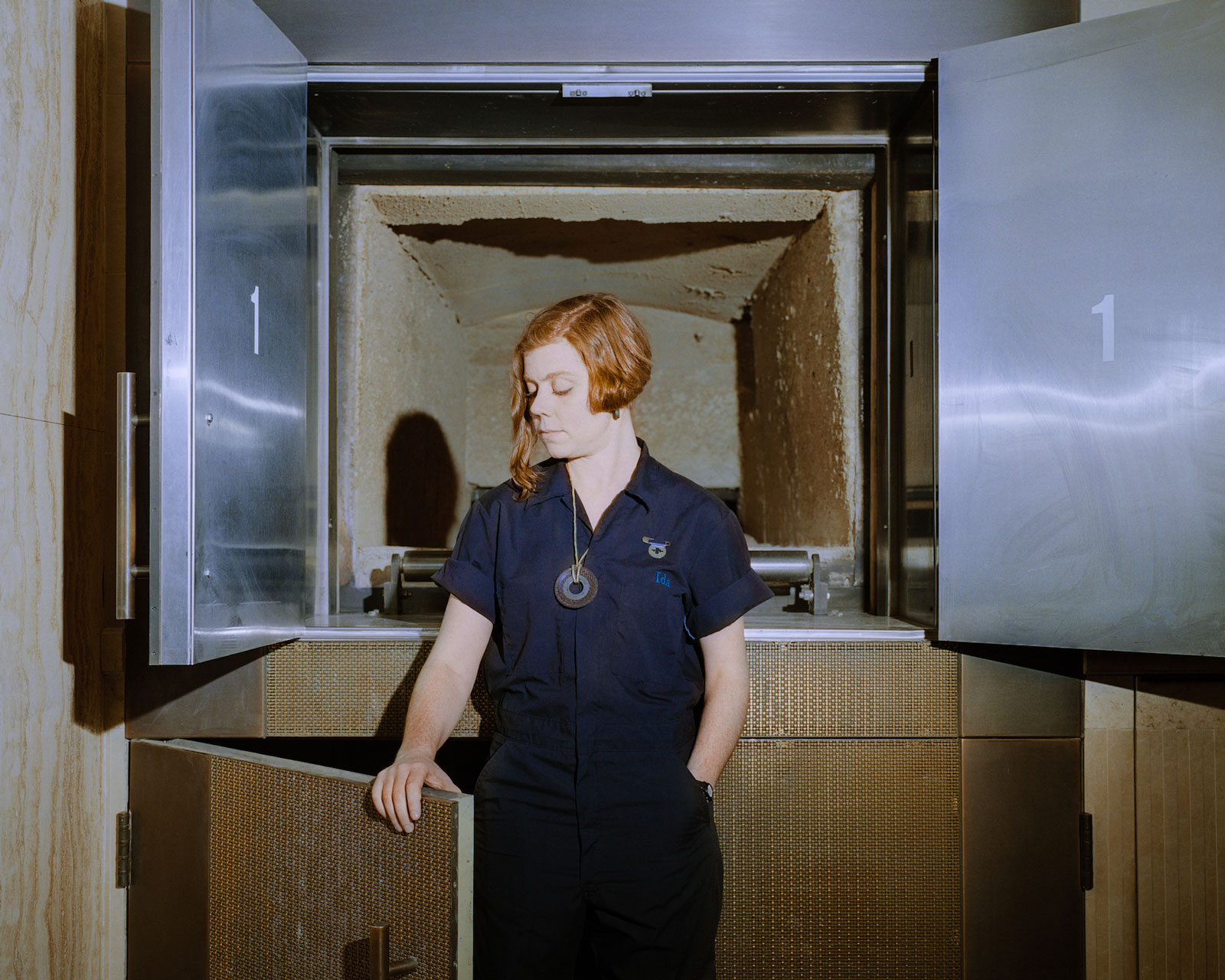 Ida at the Green-wood crematory